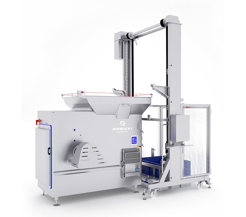 Picadora automática angular TAURUS W-130, W-160, W-200.